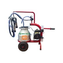 Bartech C20 Kuru Sistem Tek Sağım 20 Lt Krom Güğüm Süt Sağım Makinası