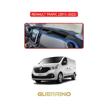 Renault Trafıc 2015-2022 Torpido Koruma Halısı Kırmızı Kenar