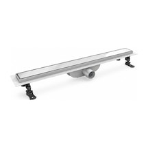 Aqualıne Paslanmaz Izgara Duş Kanalı Yandan Çıkışlı 60cm Vld-601320