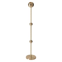 Mudo Home Vela Pirinç Mumluk Büyük Boy 35 Cm Altın