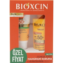 Bioxcin Yağlı Ciltler İçin Güneş Kremi SPF50+ 50 ML + Tüm Ciltler İçin Güneş Spreyi SP50+ 200 ML
