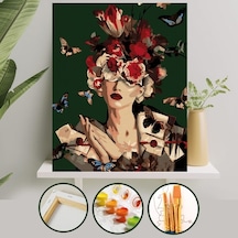 Sayılarla Boyama Tuval Seti 40X50 Cm - Mektup