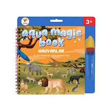 Aqua Magic Book Hayvanlar Sihirli Boyama Kitabı Çok Renkli