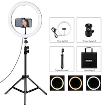 Puluz 11.8 İnç Tripod 3 Modlu 30 CM LED Işıklı Selfie Standı
