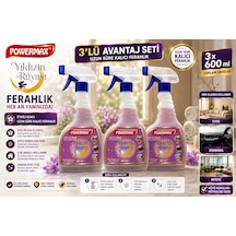 Powermax Yıldızın Rüyası Oda Parfümü 600 Ml X3 Set Ortam Kokusu Uzun Süre Kalıcı Ferahlık Diğer