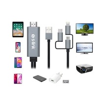 Hdmı Görüntü Aktarıcı, Mobil Telefon Uyumlu 2m Uzunlukta
