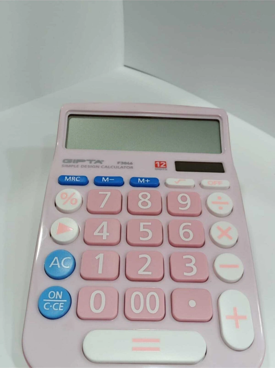 Pembe Hesap Makinası 12 Karakterli Diğer