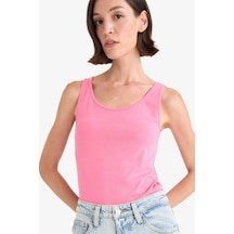 DeFacto Slim Fit Dar Kesim Basic Düz Yuvarlak Yaka Atlet I1059AZ25SMPN160