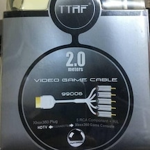 Platoon Ekstra Kaliteli 2 Metre Xbox 360 X Box Component Kablo 5 Rca Lale