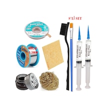 Mechanic Lehim Teli 0,3mm 40gr Havya Uc Temizleyici Rslasm Flux Ve Cp-3515 Lehim Emme Teli Seti2 St03