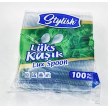 Plastik Lüx Kaşık 100adx5pk