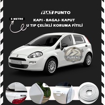 Fiat Punto Oto Araç Kapı Koruma Fitili 5metre Parlak Beyaz Renk