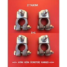 264 Gr 2 Takım Kurşun Akü Kutup Başı Otomotiv-marin