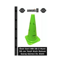 Özel Seri Hn-38-3 Huni 38 Cm Yeşil Hızlı Dolum Garaj Gereci Ev Aleti