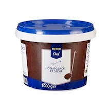 Metro Chef Demi Glace Sos 1 Kg - Yoğun Aromalı Fransız Lezzeti 2'li Ekonomik Paket Avantaj Paketi Mı