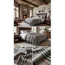 Gençev Home &Selin& %100 Saf Yün Scotch Battaniye Battal Boy (529588835) Karışık