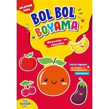 Meyveler Ve Sebzeler - Kolaydan Zora Bol Bol Boyama - Ybve-722448