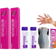 Neva Color Boya 6 - 35 Çikolata Karamel 2 Ad - Oksidan 20Volüm 2 Ad