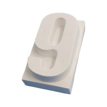 Boyanabilir Rakam Obje - 9 - Dokuz 4,5x2,7cm
