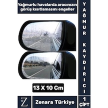 Uzun Ömürlü Sonbahar Kış Araç Görüş Koruma Montajsız Yan Ayna Yağmur Kaydırıcı Cam Film 1 Çift