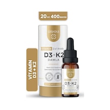 Erbatab D3 K2 İkisi Bir Arada Damla Vitamin 20 ML