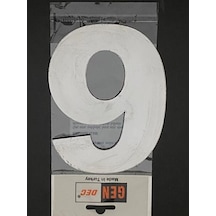 Kapı Numarası Rakam,Sayı 14.5 Cm No:9 Paslanmaz Metal