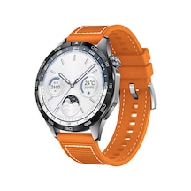 Xiaomi Amazfit Pace Uyumlu Clo- Krd-102 22mm Silikon Kordon-turuncu