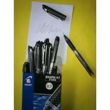 Pilot Kalem 0.7 Grip Siyah 12 Adet Li Kutu