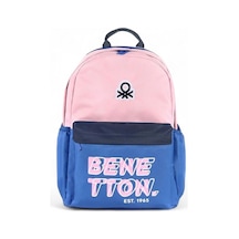 Benetton Pembe/mavi Unisex Okul Sırt Çantası Ben03844