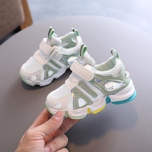 Yeşil Twınflames Yaz Erkek Çocuk Toe Ayakkabı Çocuk Sandalet Kadın Yumuşak Tabanlı Bebek Ayakkabısı