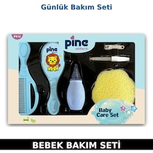 Pine Natura Bebek Banyo Seti - Mavi