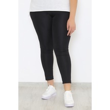Buyers Butik - Büyük Beden Tayt Siyah - 8630.1098. 001