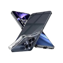 Newface Realme Note 60 Kılıf Lüx Şeffaf Silikon Çok Renkli