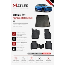 Skoda Kodiaq 2025 Model 4d Ekstra Havuzlu Paspas Ve Bagaj Havuzu Set