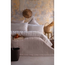 Apricitas Home İnes Bej Çift Kişilik Yatak Örtüsü Takımı Bej