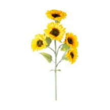 Yapay Ayçiçeği Demet 5 Çiçekli Sarı 93 Cm. Çok Renkli