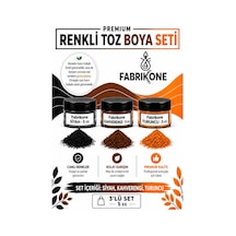 3'lü Set Premium Parafin Soya Wax Toz Mum Boyası Hobi Seti - 5 Cc Siyah, Kahverengi, Turuncu Bkfab3skht5g Karışık