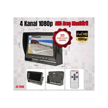 Expotech Monitor 7 Inç Quad Exm-7040 Sd Kart Destekli