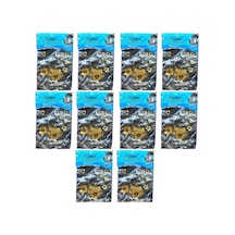 Arma Baskılı Mini Blok Poşet Torba - No : 1 - 22 x 35 CM. - Siyah - 100 Adetlik 10 Paket