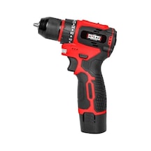 Attlas Atbl 12 Cdd-202c 12v Kömürsüz Darbeli Matkap, Li-ion, 1400 Dev/dk, 2.0ah, 10 Mm, Kırmızı, 2 Akü Dahil