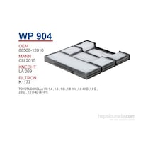 Wunder Toyota Corolla Uyumlu Katlanır Polen Filtresi Oem No:88508 12010