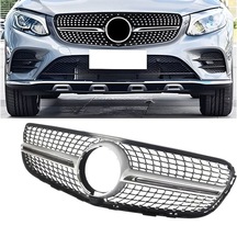 Autogp Mercedes W253 Glc Diamond Ön Panjur Izgara Gri Çıta 2016 / 2019 Tk 15-05-x253.1-dia-s