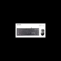 A4 Tech Kr-9276, Siyah, Usb Kablolu, Türkçe Q, Multimedya, Klavye Mouse Set Diğer