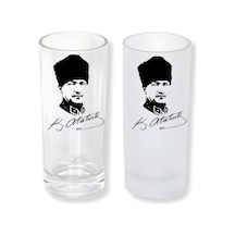 Atatürk Buzlu Ya Da Buzsuz Seçenekleriyle Rakı Bardağı 001