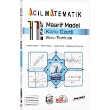 Acil Yayınları 11. Sınıf Acil Matematik Maarif Model Konu Özetli Soru Bankası