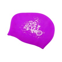 Dolıty Elastik Silikon Yüzmek Kap Yüzme Havuzu Şapka Mor Mor