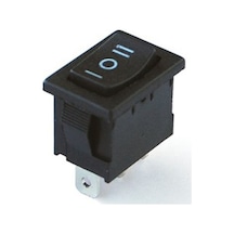 Switch - "123" - Kare On/Off/On Anahtar - Işıksız - 3 Pin
