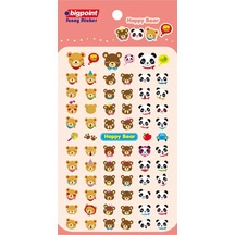 Bigpoint Sticker Mutlu Ayılar X 15 Adet
