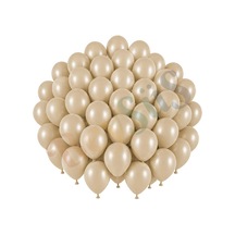 Deniz Kumu Renk Lateks Retro Balon 30 Cm - 50 Adet Bej