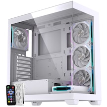 Gameline Elıte 5x Rgb Fan Kumandalı Usb 3.0 Atx Gaming Bilgisayar Kasası Beyaz